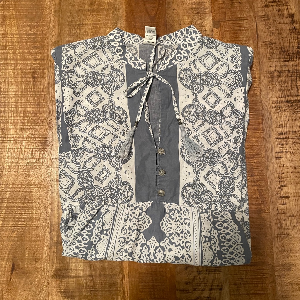 Prana Long Sleeve Boho Blouse